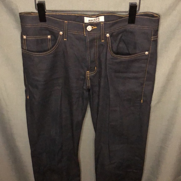 Naked & Famous Denim Weird Guy Jeans, size 32x32